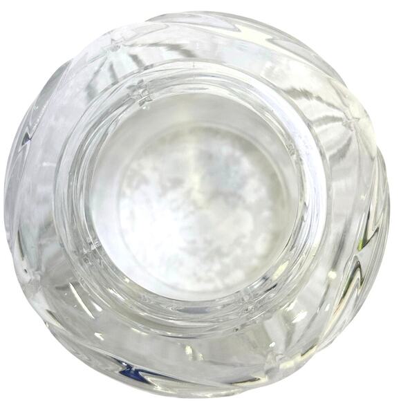 Noble Excellence Poland 24% Lead Crystal Cut 4.5" Hurricane Candle Shade - Picture 2 of 5